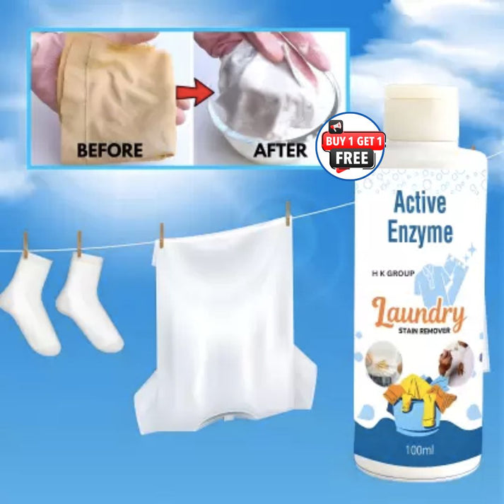 Active Enzyme Laundry Strain Remover (Buy 1 Get 1 Free)