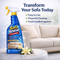 Sofa Shine Cleaner – Powerful Stain Remover for All Fabrics | Vanilla Fragrance | Non-Bleach Formula