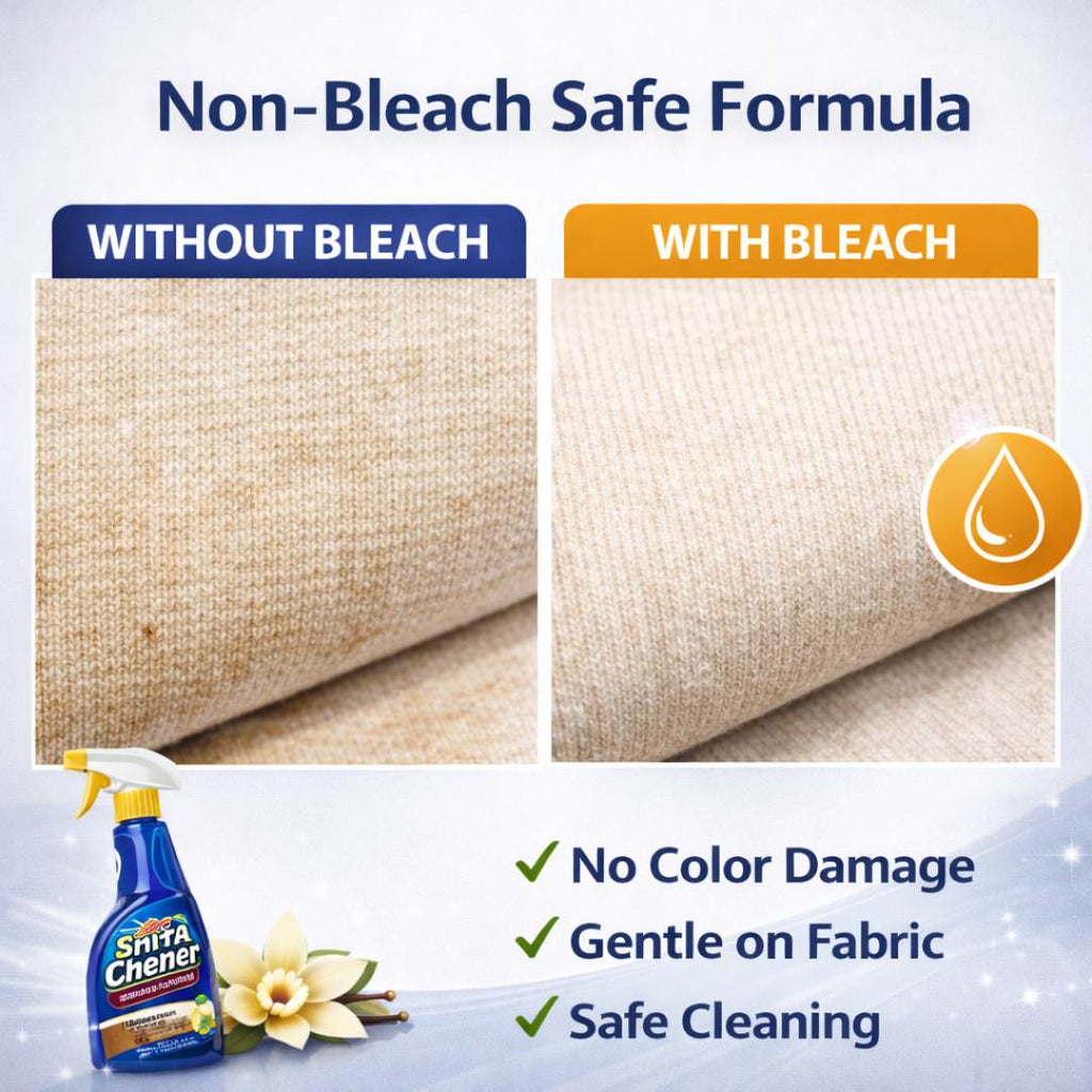 Sofa Shine Cleaner – Powerful Stain Remover for All Fabrics | Vanilla Fragrance | Non-Bleach Formula