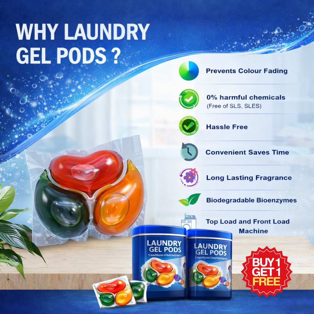 Laundry Gel Pods | BUY 1 GET 1 FREE