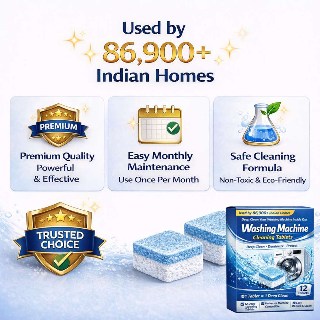 Washing Machine Cleaning Tablets - 12Pcs