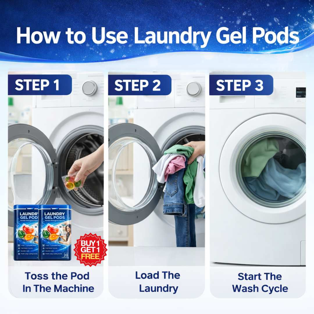 Laundry Gel Pods | BUY 1 GET 1 FREE