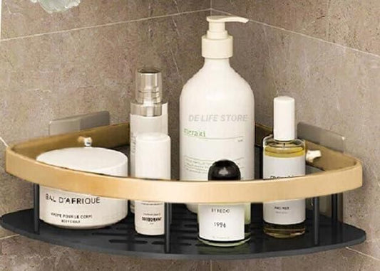 Shelf Adhesive Aluminium Bathroom Corner Shelf Organizer